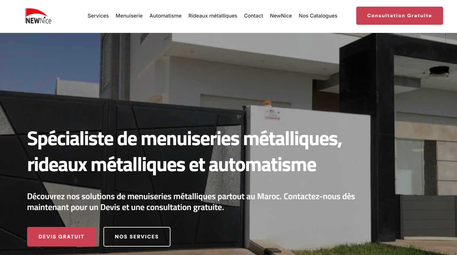 Newnice | Site vitrine 