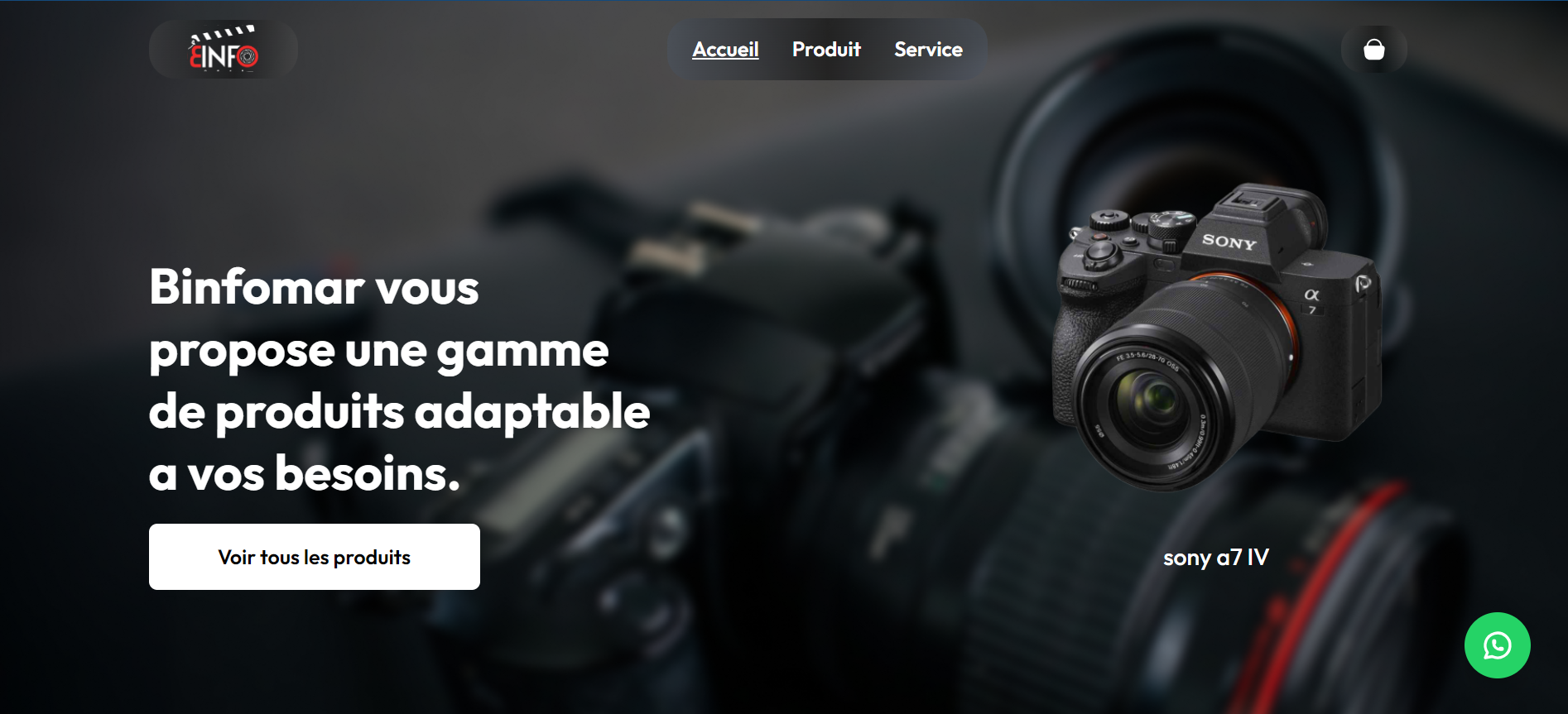 Binfomar | Site E-commerce