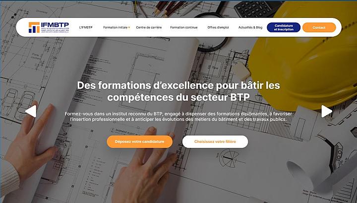 IFMBTP | Plateforme pour inscriptions 