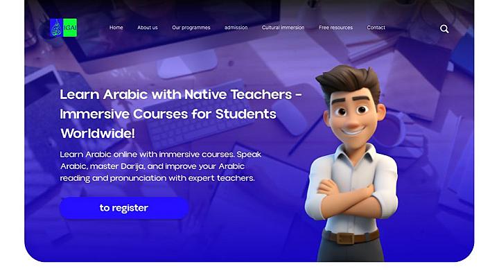 Arabic Institute | Site haute performance, optimisé pour le SEO et adapté à la commercialisation à l'international.