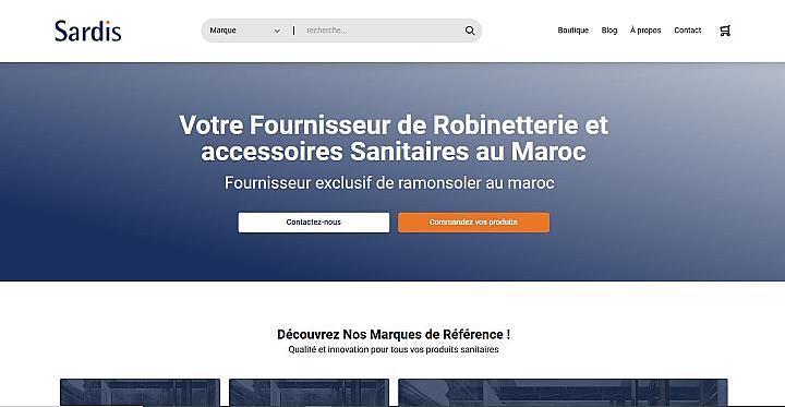 SARDIS | Site e-commerce rapide et optimisé SEO