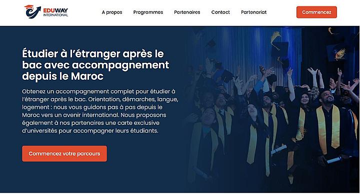 Eduway | Une landing page optimisée SEO et conçue pour maximiser les conversions 