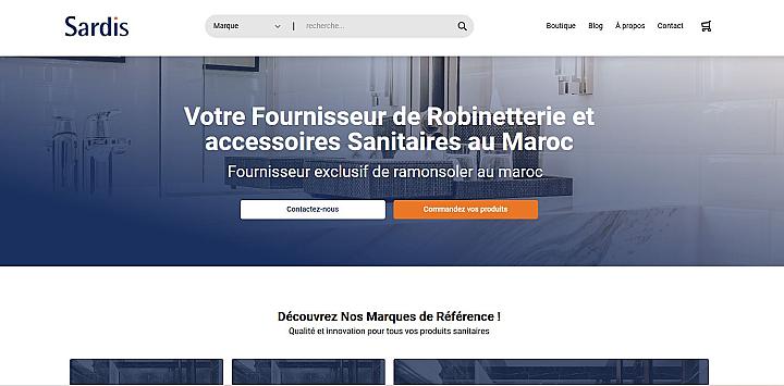 SARDIS : Site e-commerce rapide, performant et optimisé SEO