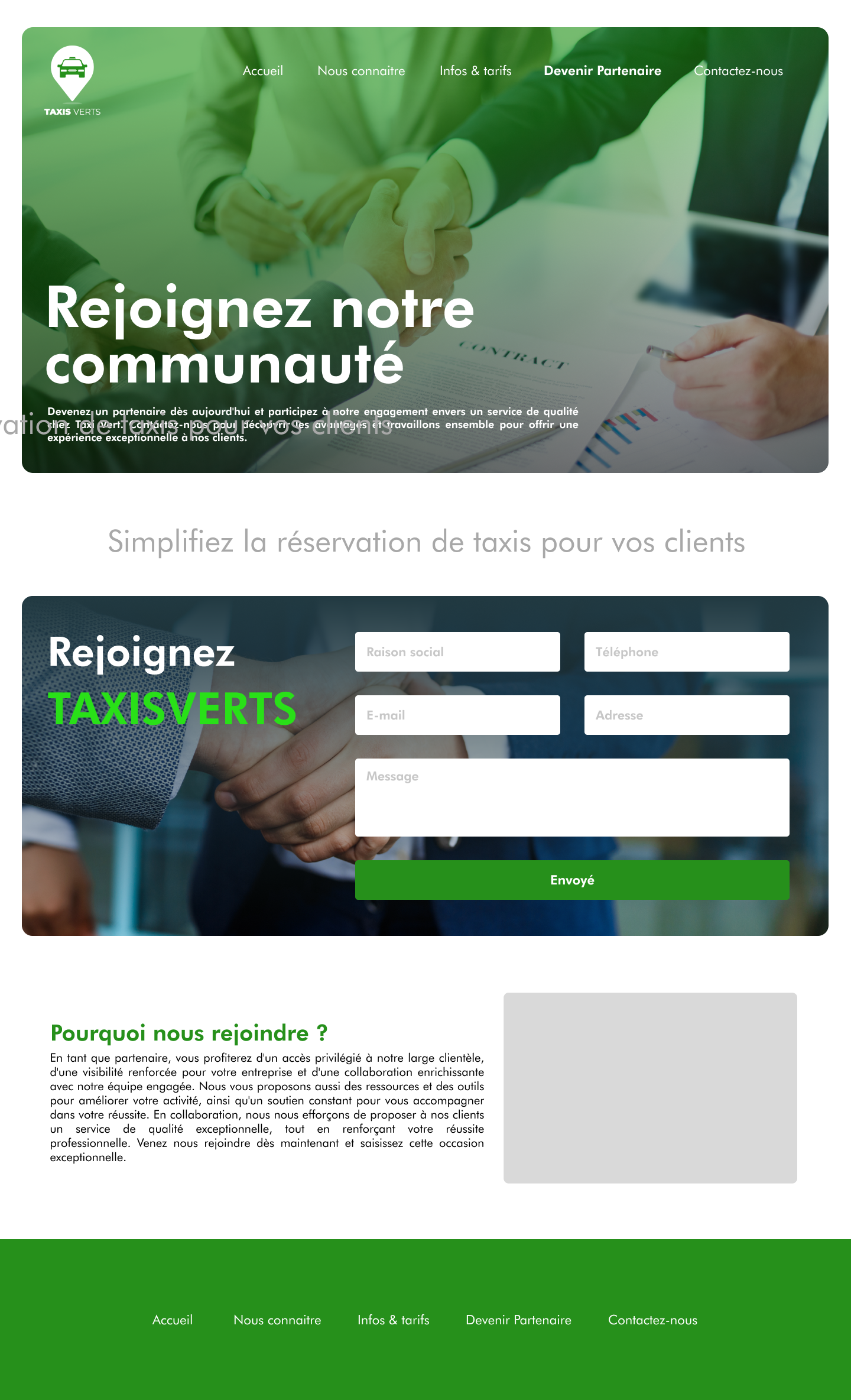 Page partenaires.